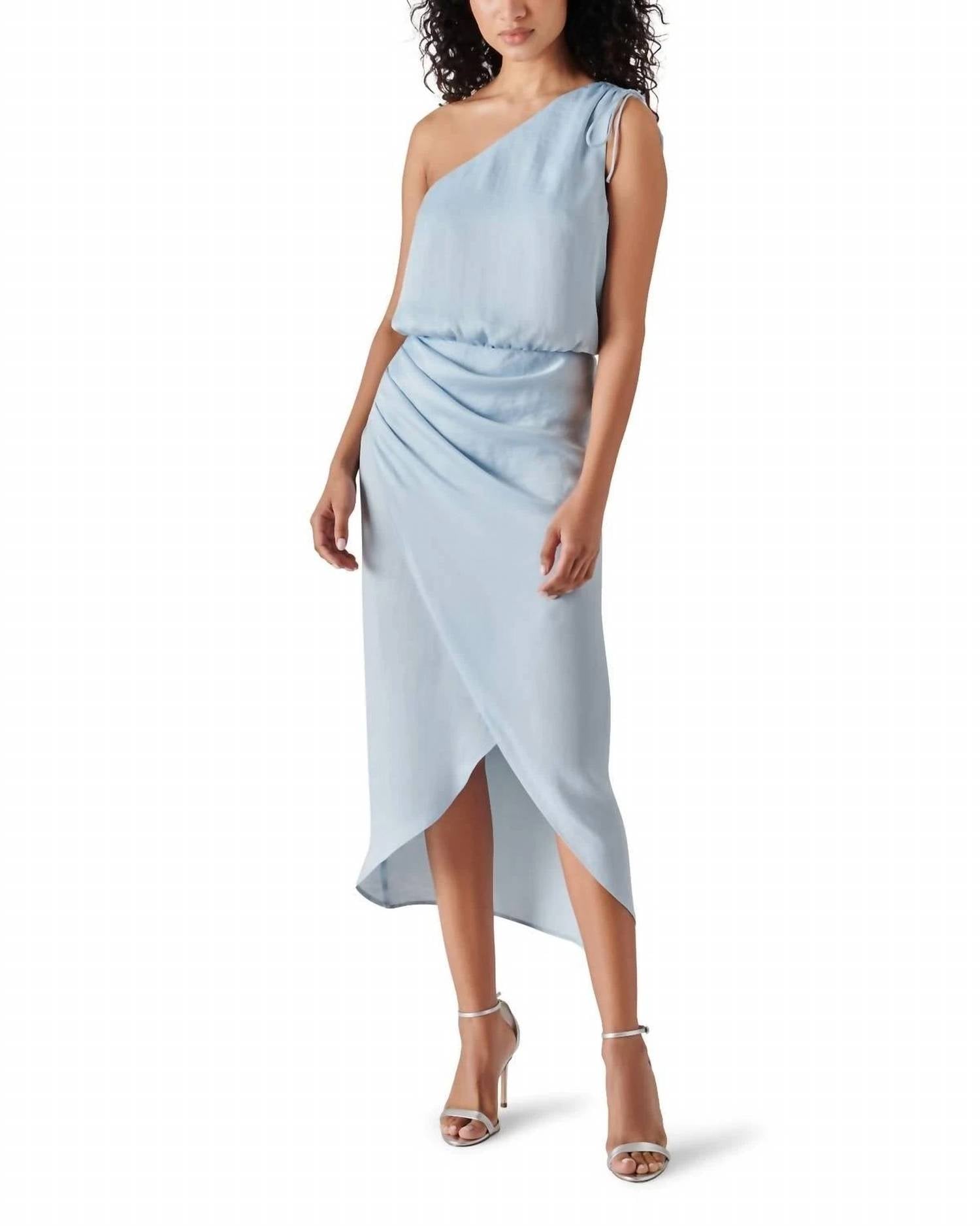 STEVE MADDEN Adele Dress in sky blue - women's dress