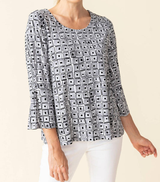 Habitat - Core Travel Cubism Pleated Sleeve Tee