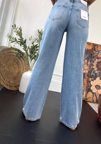 Vervet By Flying Monkey - Knix High Rise Wide Leg Jean