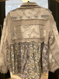 Pol - Lucy Long Sleeve Button Front Jacket