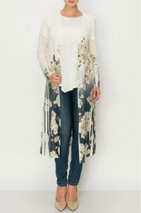 Origami - Magnolia Mesh Duster