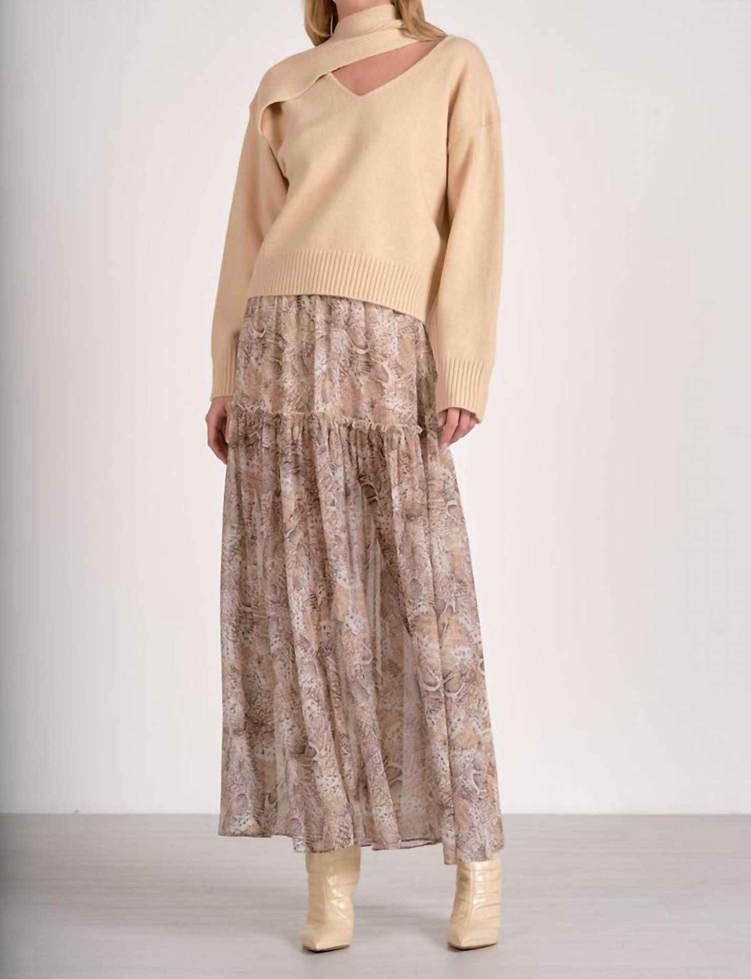 Elan - Brooke Scarf Sweater