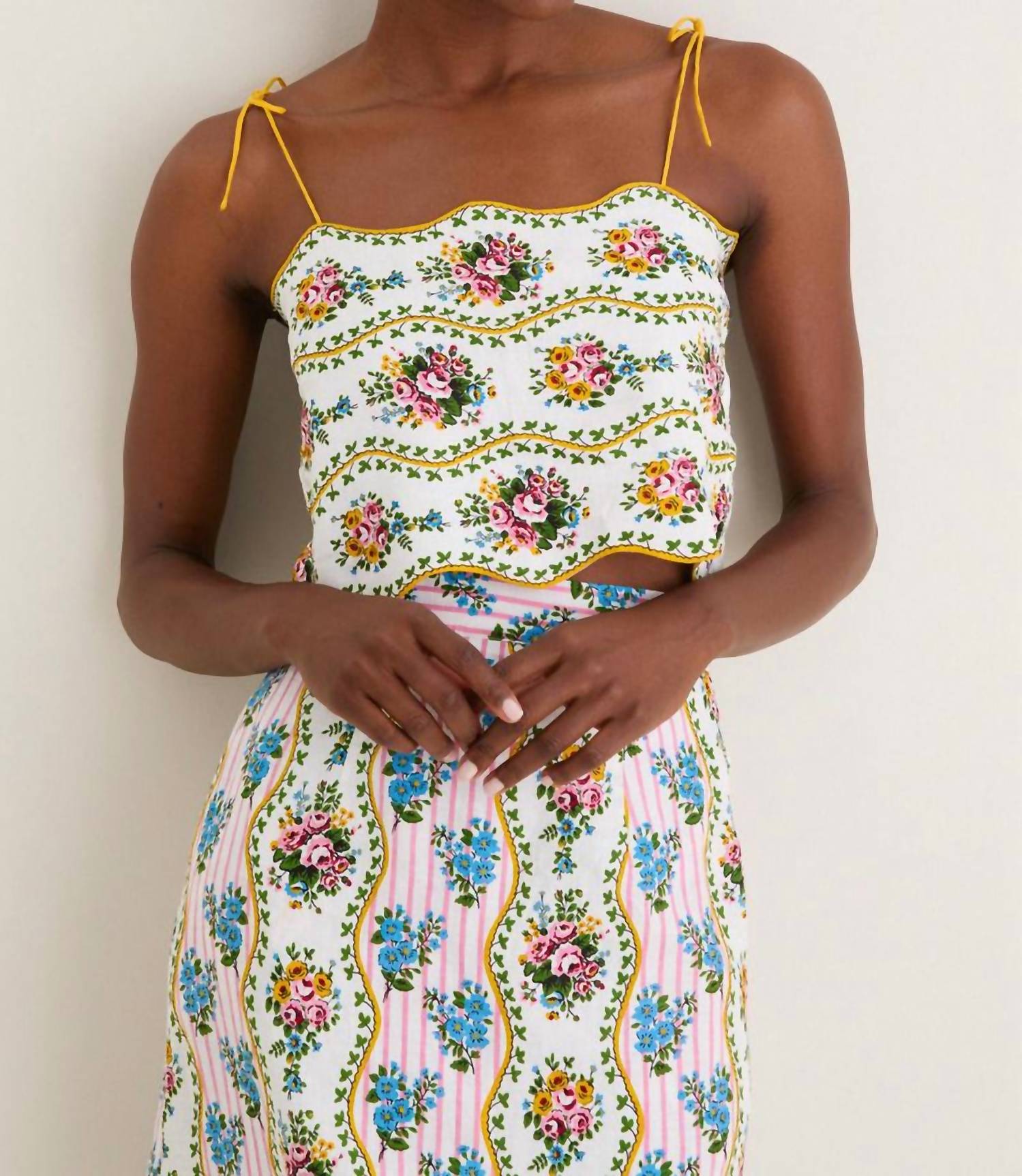 Pink City Prints - Sicily Sleeveless Top