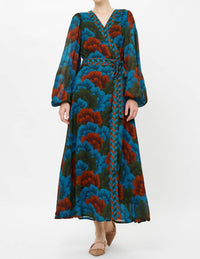 Oliphant - Classic Wrap Maxi Dress