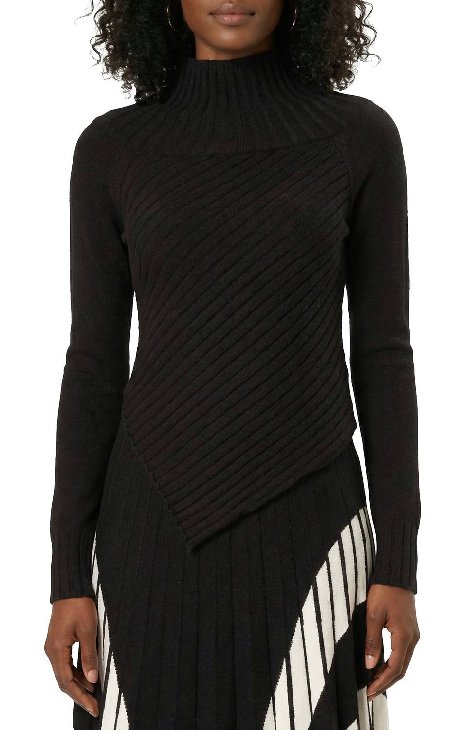 Area Stars Women's Ursula Top in black - women's long sleeve top