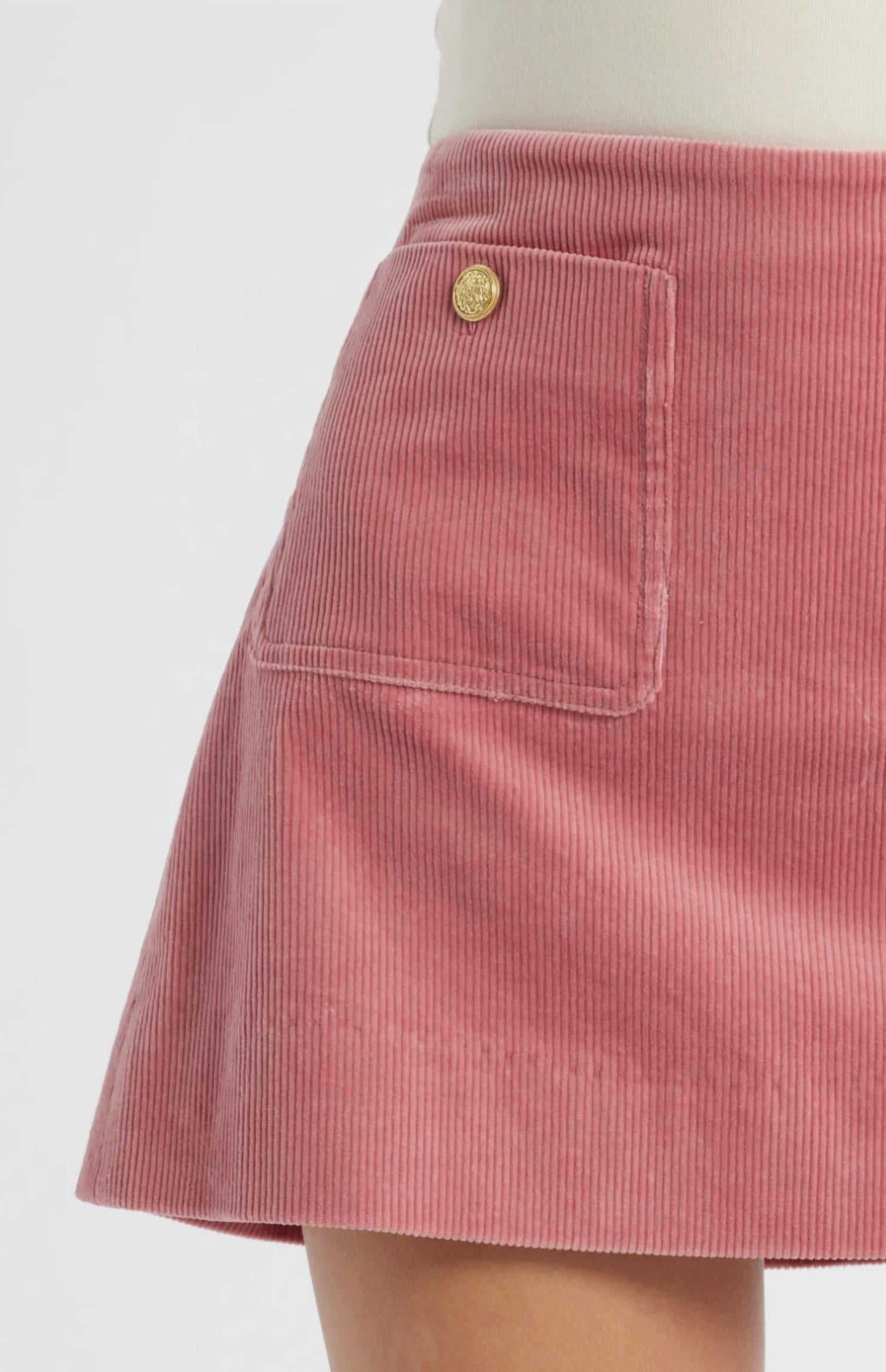 Loveshackfancy - Kida Corduroy Mini Skirt