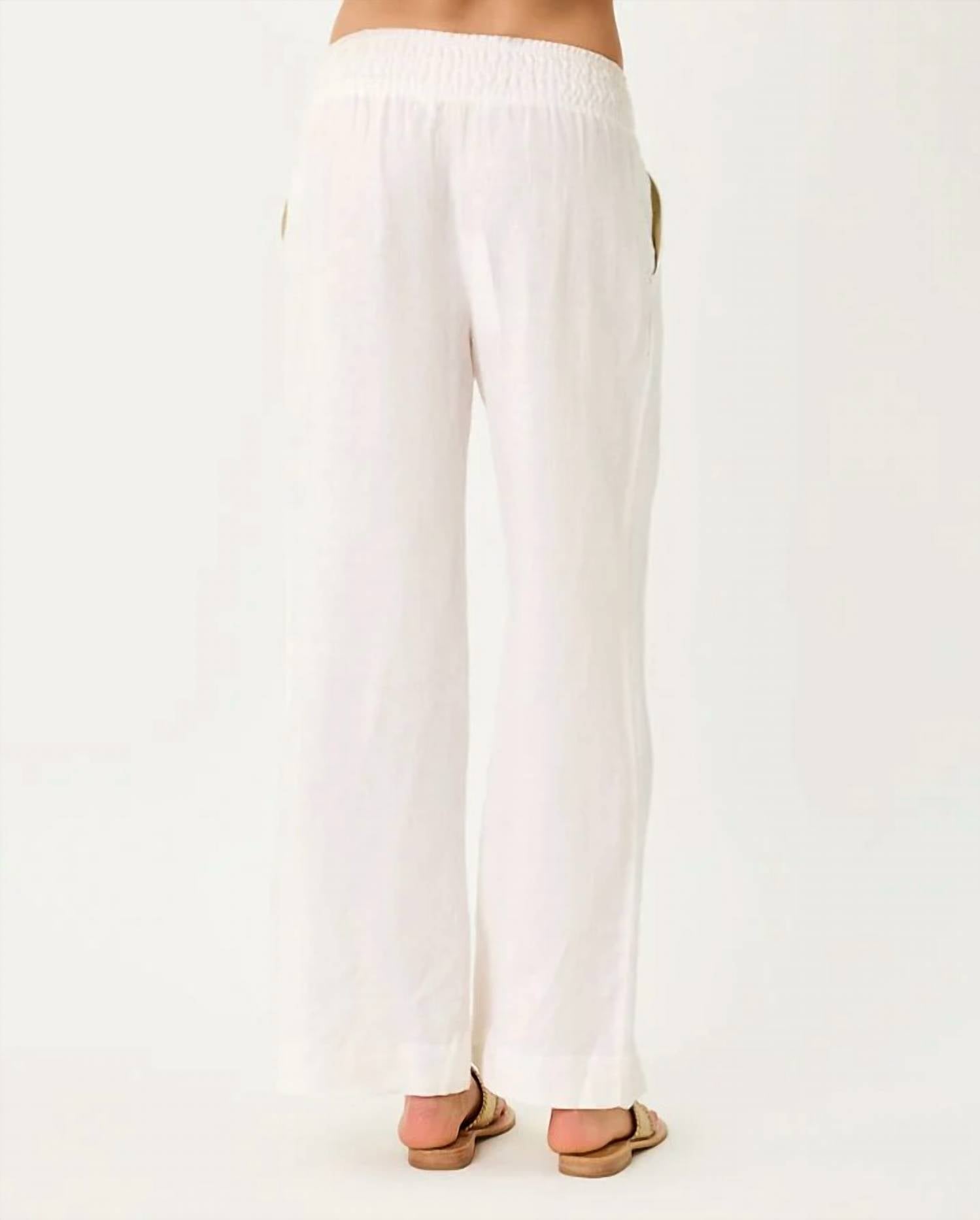 Lilly Pulitzer - MIRABELLA LINEN PALAZZO PANTS