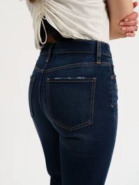 Daze - Smarty High Rise Slim Straight Jeans
