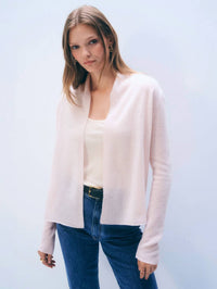 White + Warren - Cashmere Mini Trapeze Cardigan