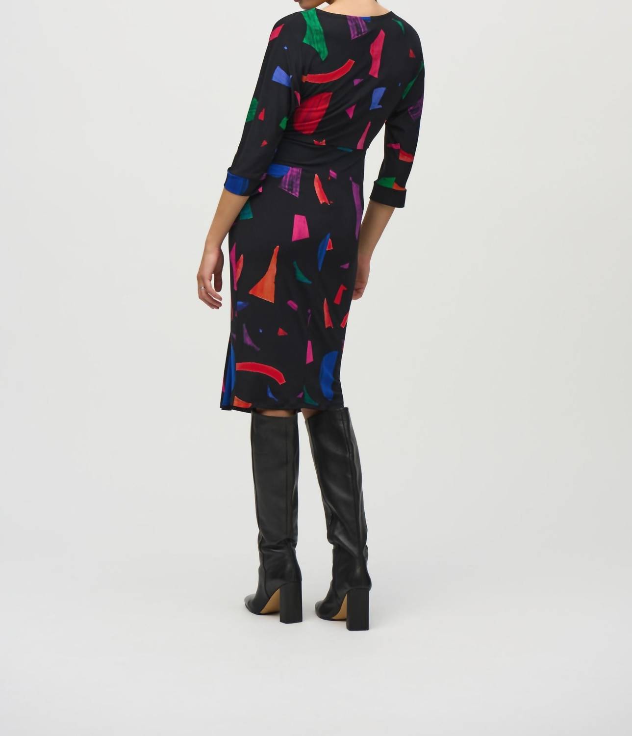 Joseph Ribkoff - Women's Abstract Print Midi Sheath Dress