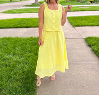 Entro - Eyelet Midi Skirt