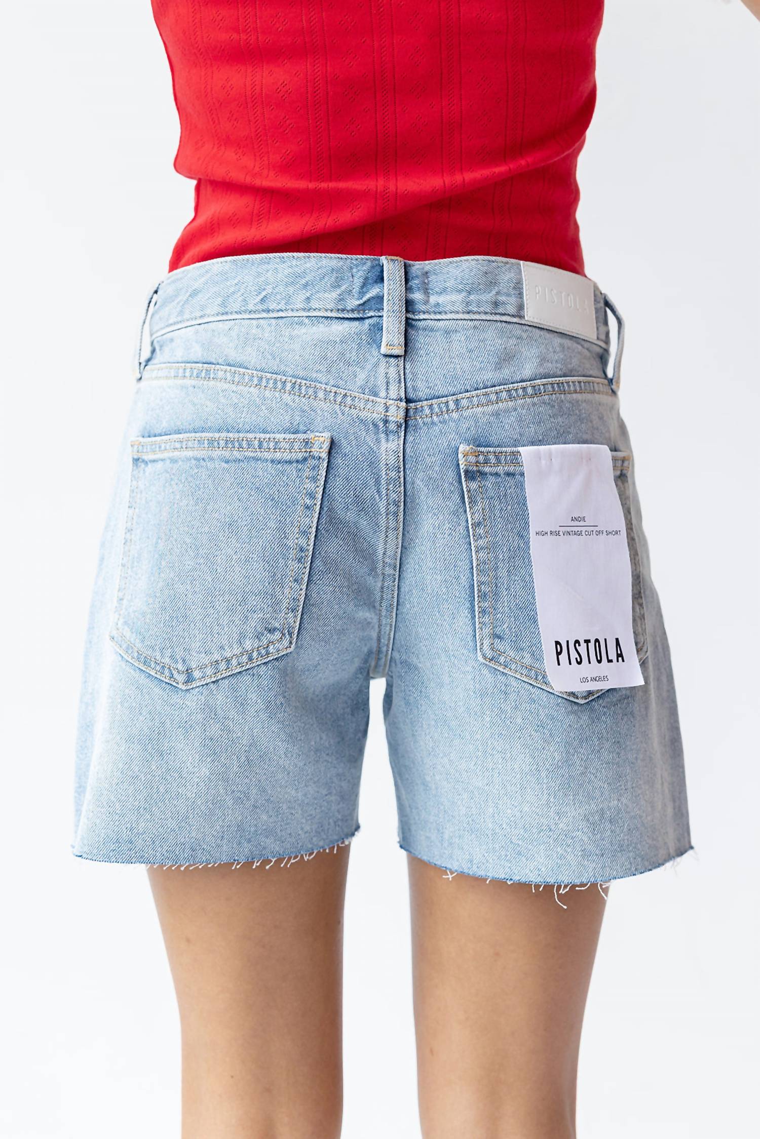 Pistola - Andie High Rise Vintage Cut Off Shorts