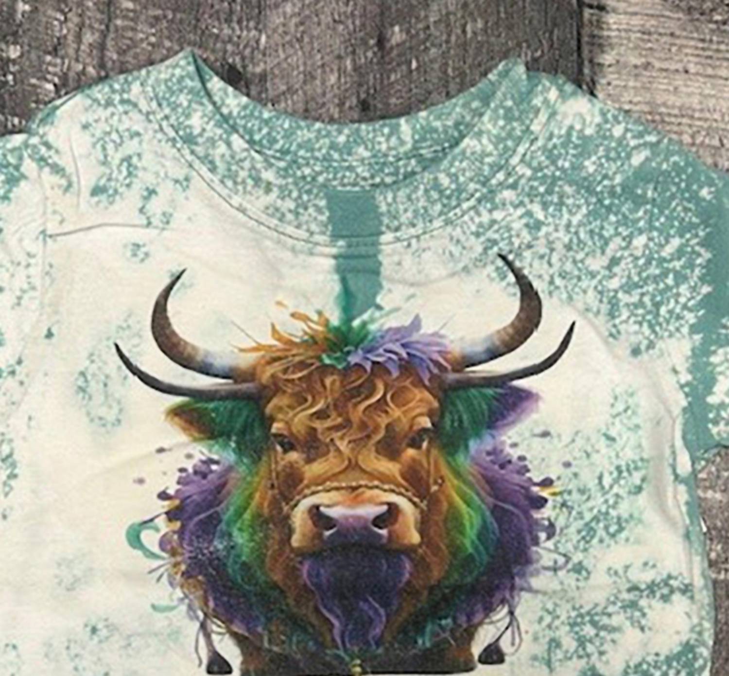 Bratti Mati - Infant Toddler Highland Cow Tee