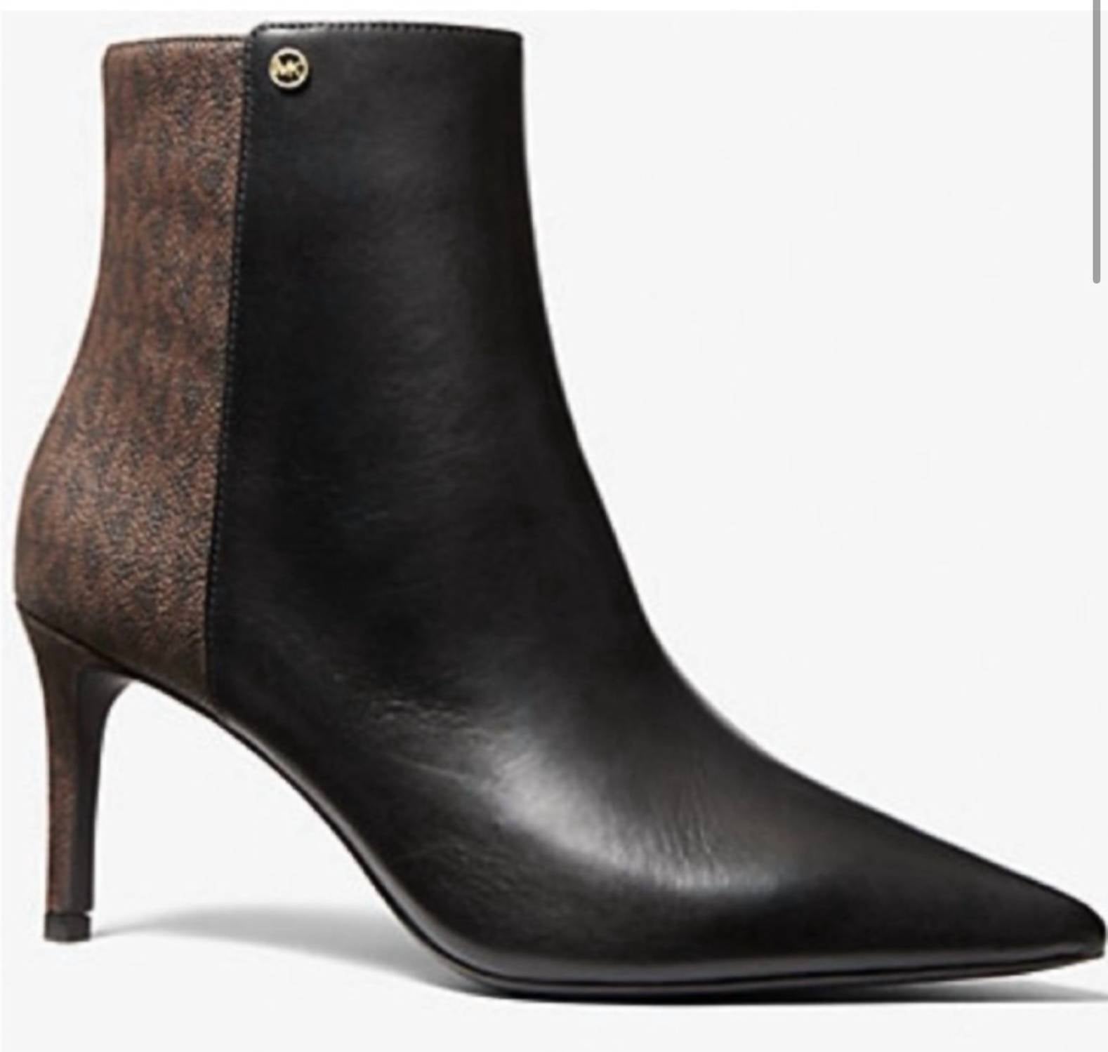 Michael Kors - Women's Alina Flex Pointed Toe Logo Booties