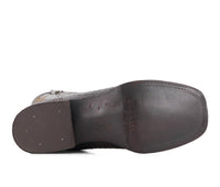 Forastero - Men's Croco Embossed Leather Cowboy Boots