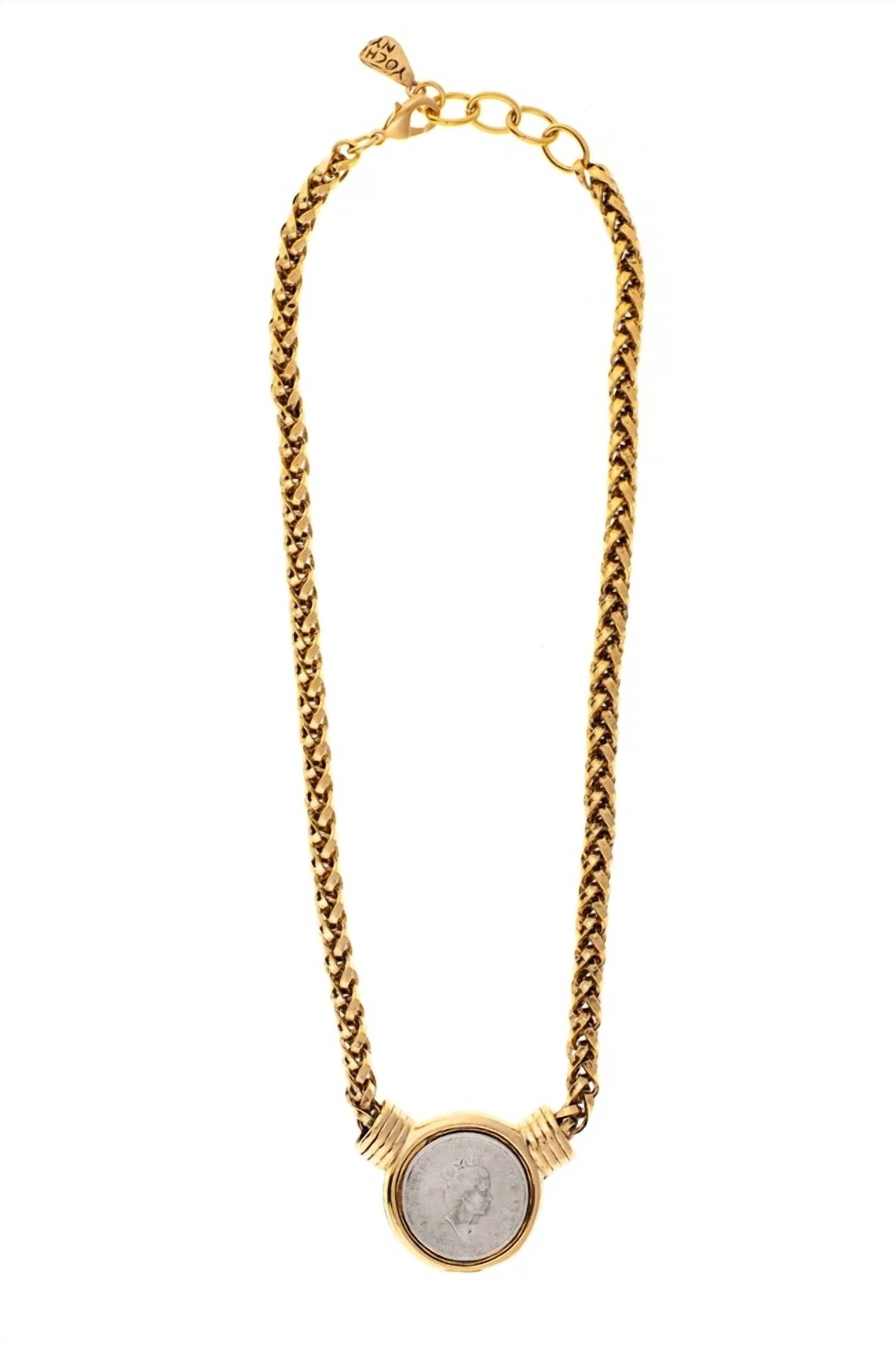Yochi - Women's Vida Coin Chain Necklace