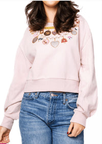 Queen Of Sparkles - Pear & Charm Vday Sweatshirt