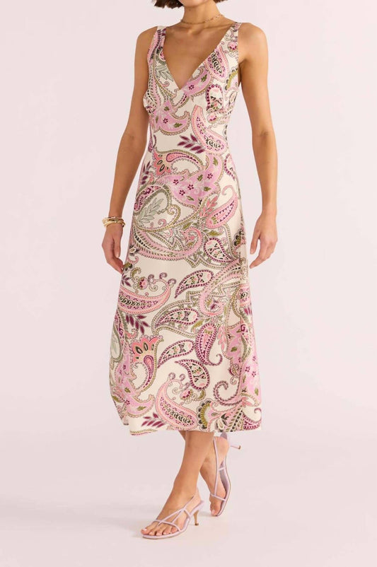 Minkpink - Cadence Bias Slip Midi Dress