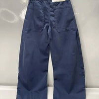 DL1961 - Women's Women's Rori Mid Rise Horseshoe Barrel Leg Jeans in blue - women's jeans - detail view