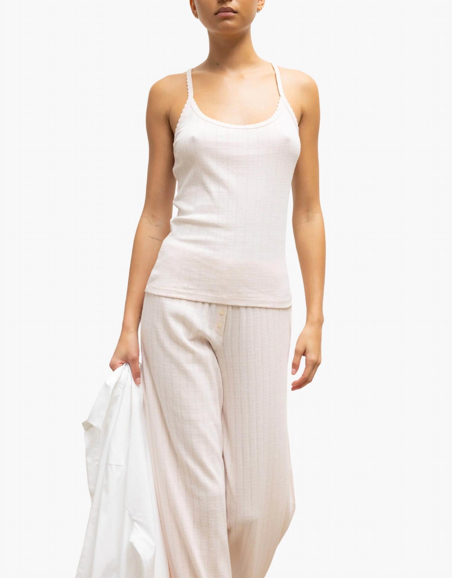 Leset - Pointelle Classic Tank Top