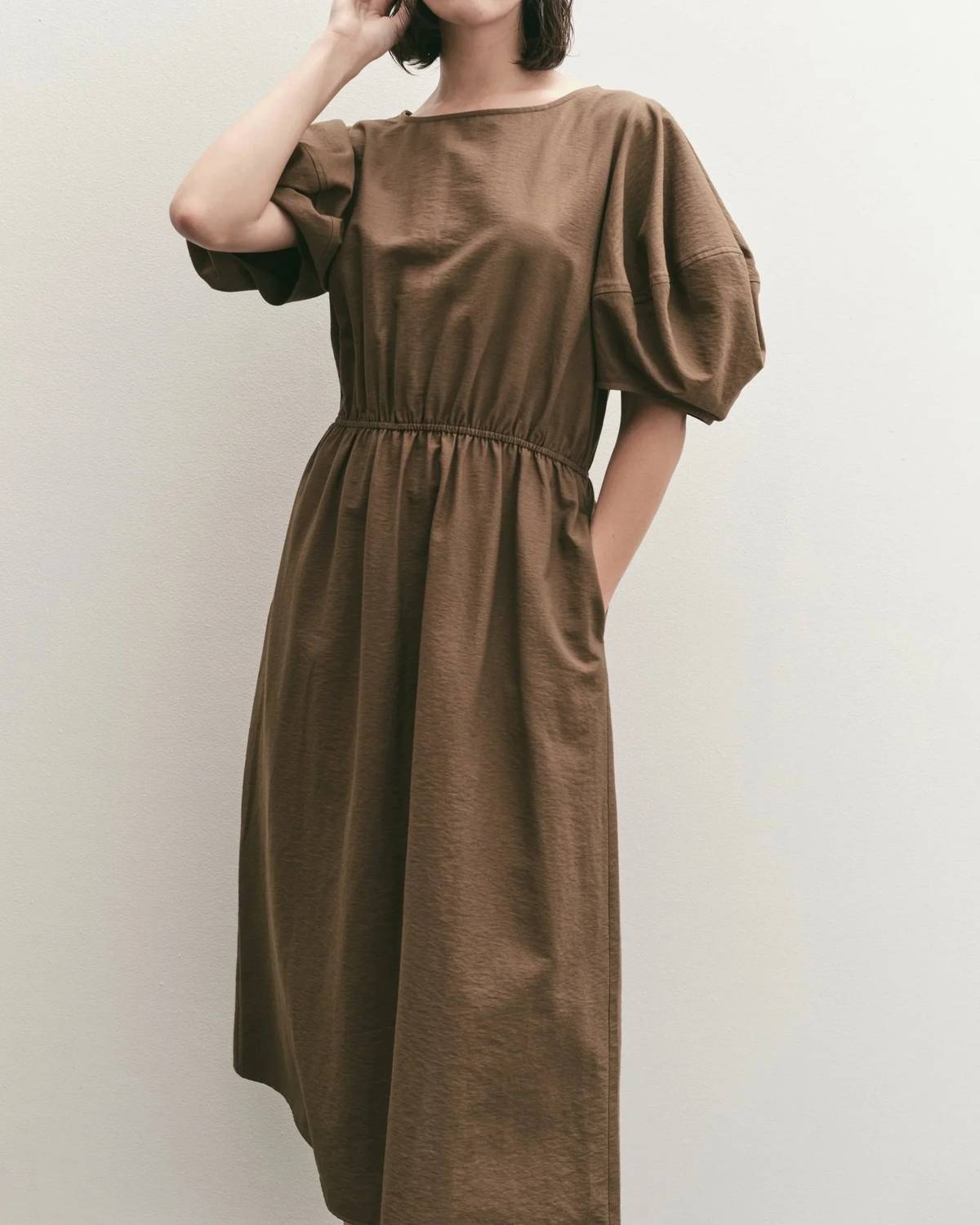 Mijeong Park - Balloon Sleeve Midi Dress