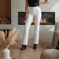Kasper Women's High Waisted Pants in white - women's pants