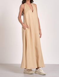 Elan - Maxi Sleeveless V-neck Dress