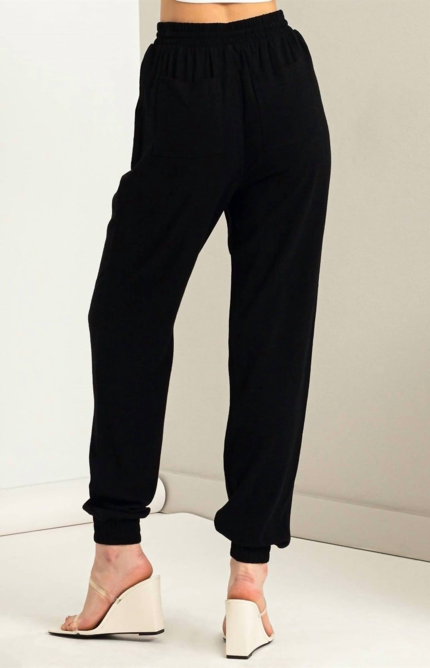 Hyfve - Anytime Linen Drawstring Jogger Pants
