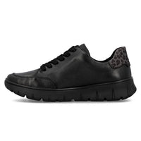 RIEKER Women's N1301 Lace Up Shoes in schwarz - women's sneaker - view 4