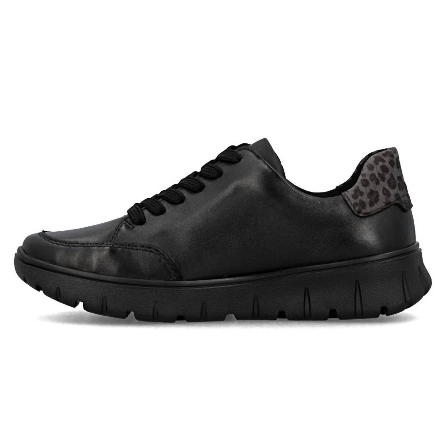 RIEKER Women's N1301 Lace Up Shoes in schwarz - women's sneaker - view 4