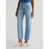 Ag Jeans - Hattie Crop High-rise Barrel Jeans