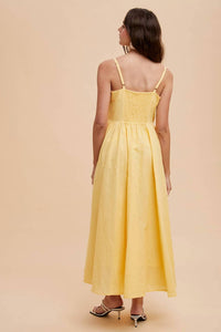 In-Loom - LINEN BLEND BUTTON DRESS
