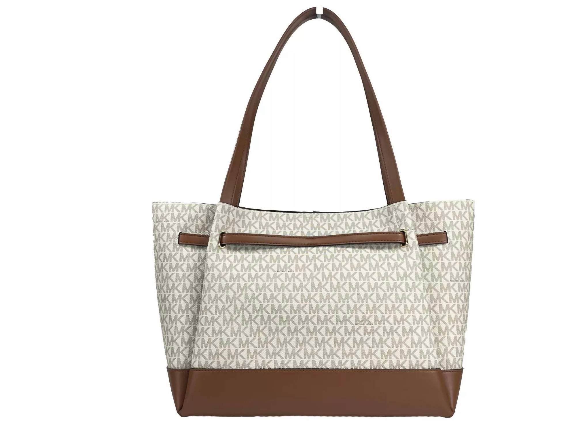 Michael Kors - Women's Reed Belted Tote Shoulder Bag Purse Large