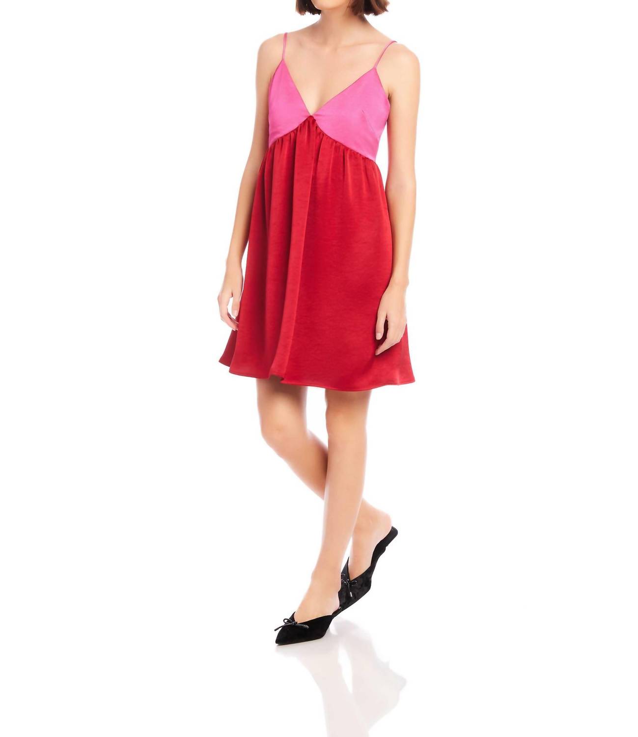 Fifteen Twenty - Stacia Babydoll Mini Dress