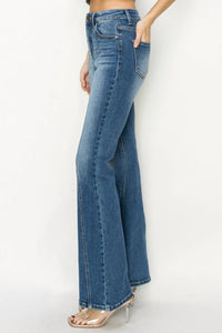 Risen - High Rise Front Seam Flare Jeans