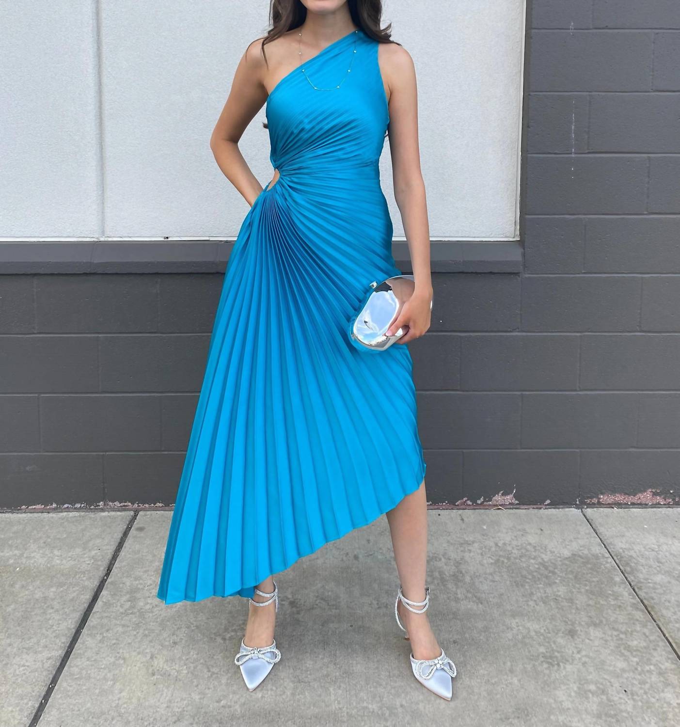 Dress Forum - Olympia One-shoulder Maxi Dress