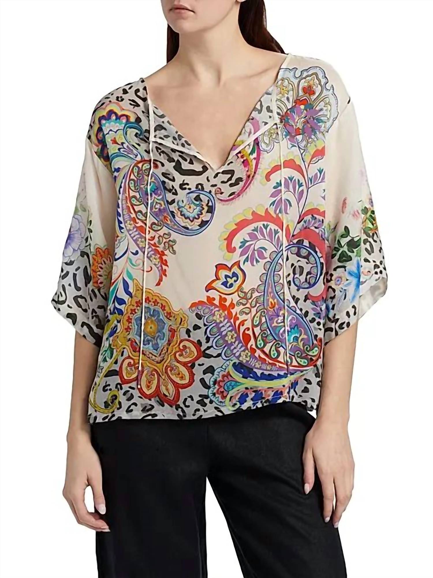 Johnny Was Milo Blouse in amanda - women's blouse
