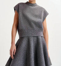 Essentiel Antwerp - Itdance Lurex Knitted Pullover Top