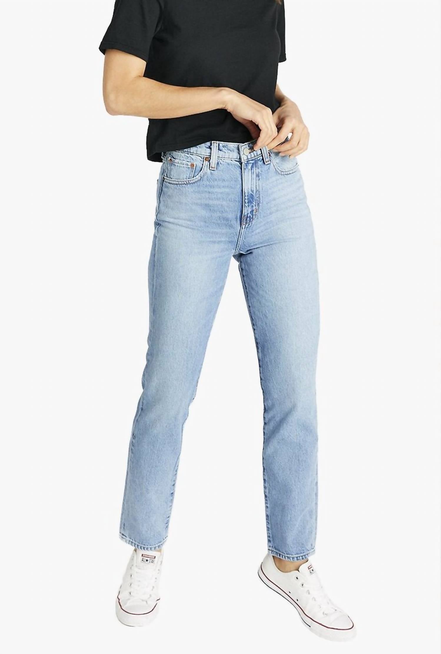 ETICA Finn Straight Jeans in light - women's jeans