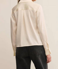 Z Supply - Ana Satin Button Up Shirt