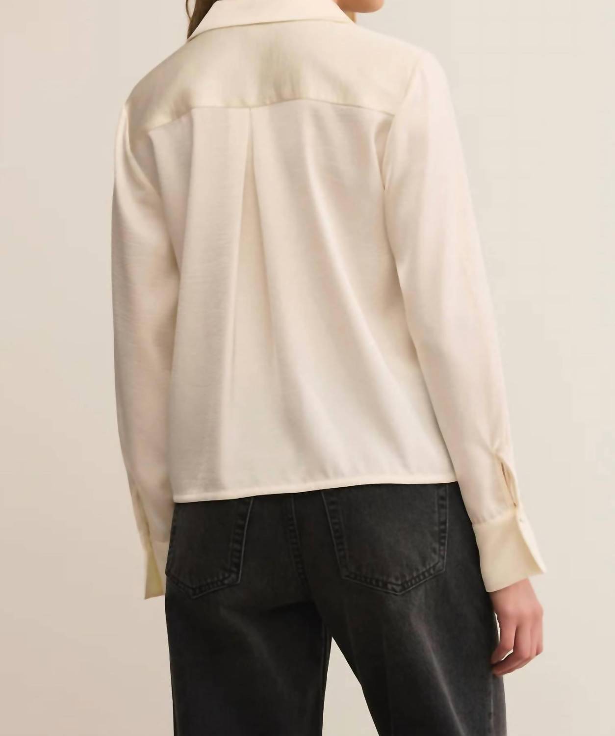 Z Supply - Ana Satin Button Up Shirt