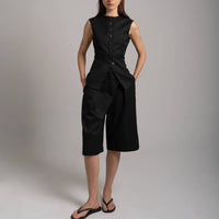 Sloan - Sleeveless Sculpted Vest