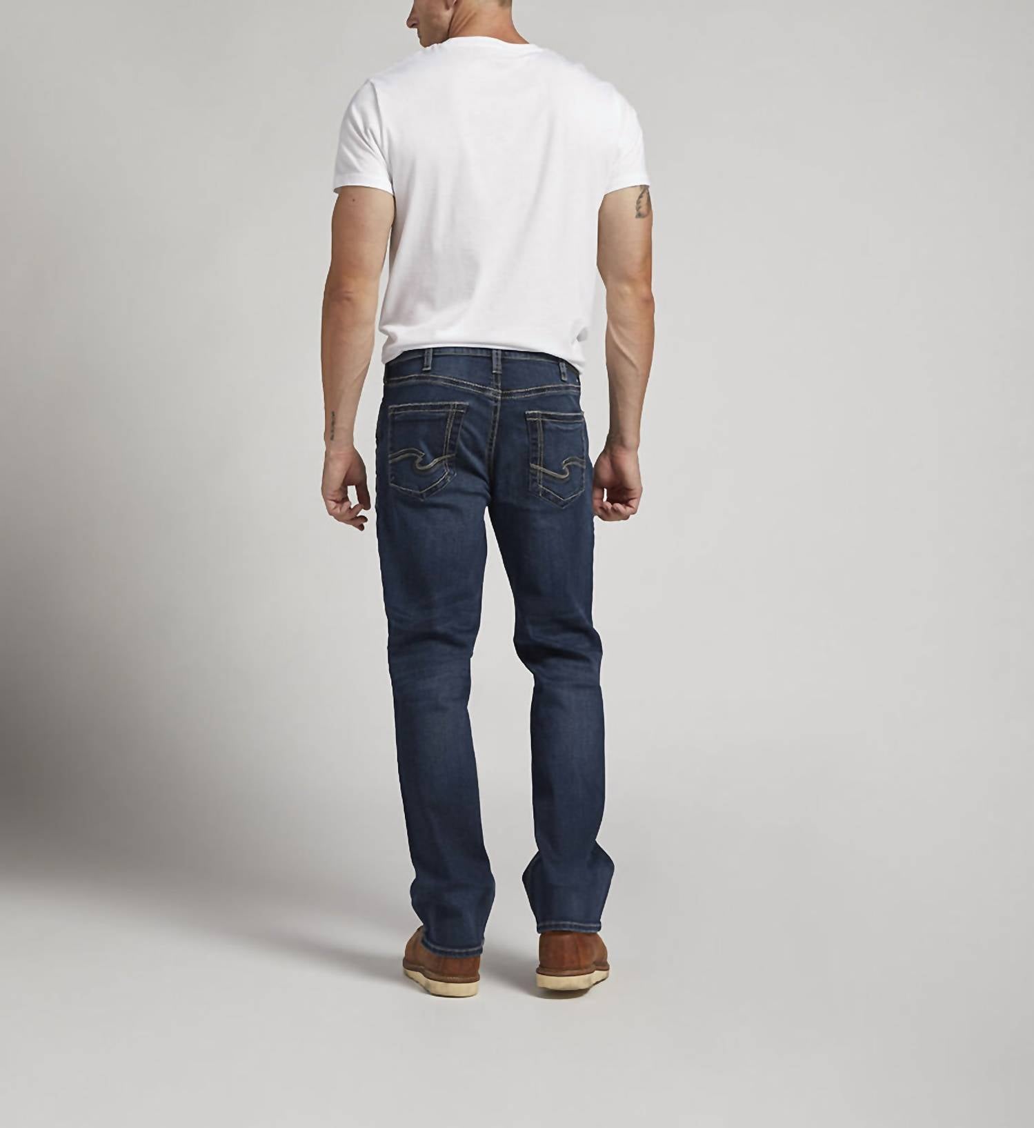Silver Jeans Co Craig Bootcut Leg Jeans in indigo - men's jeans - alternate view