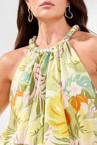 Tribal - Printed Bubble Hem Blouse