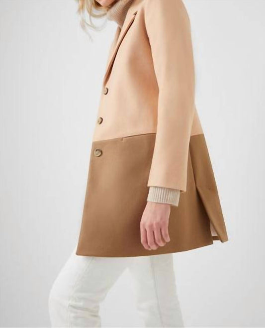 French Connection - Fava Platform Felt Coat