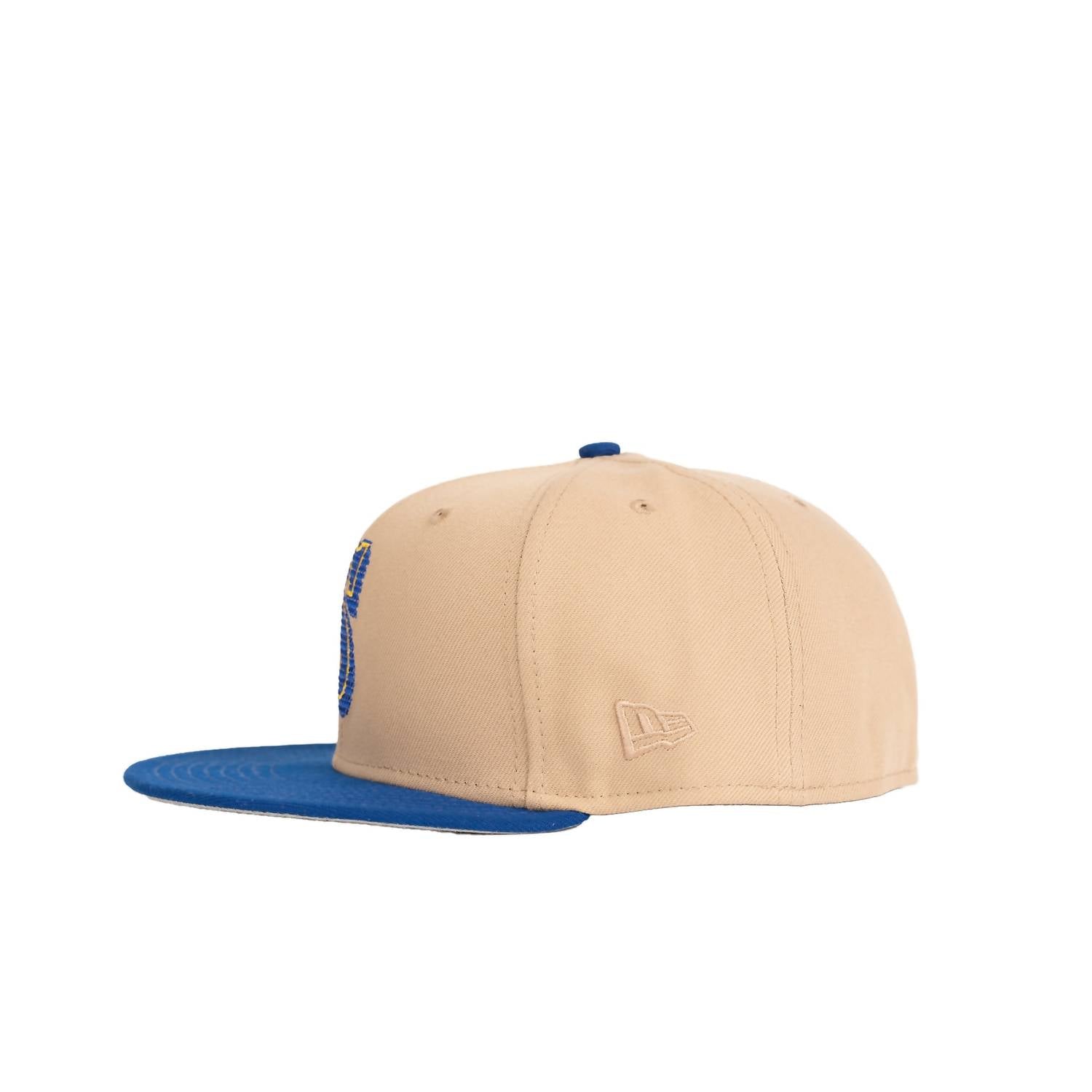 New Era Men's Seattle Mariners Needlepoint 59fifty Hat in beige - men's hat - alternate view