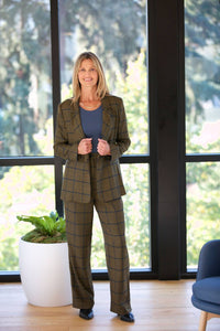 Nyland - Riley Checked Wide Leg Pants