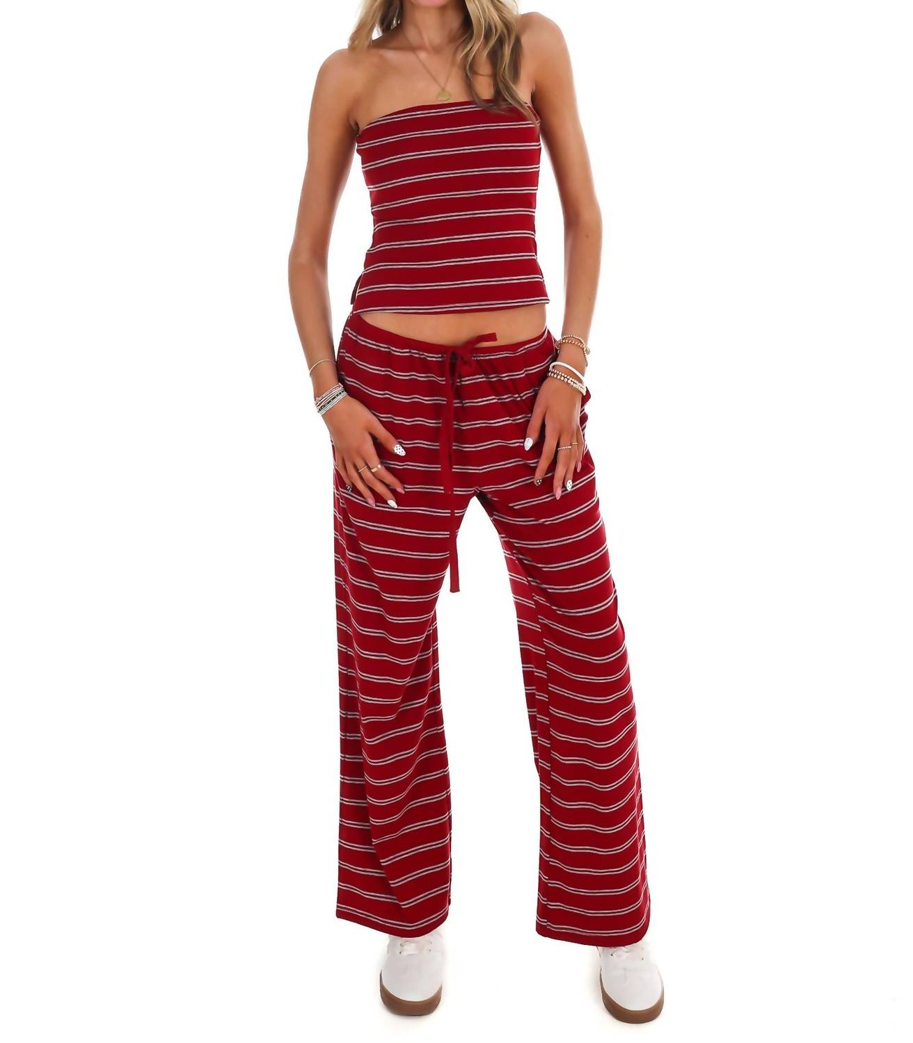 Le Lis - Along The Lines Stripe Two Piece Set