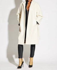 Circular Path - Vegan Leather Coat