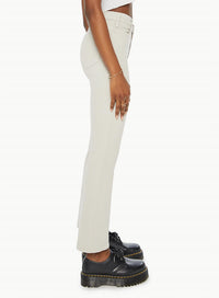 Mother Hustler Flood High-rise Bootcut Jeans in feather grey - women's jeans - alternate view